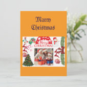 Carte de vœux de Noël (Debout devant)