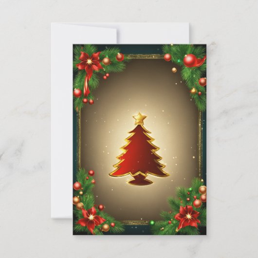 carte de voeux de noël (Devant)