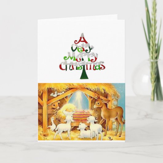 Carte de voeux de Noël (Devant)