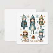 Carte de vœux de Noël (Devant / Derrière)