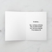 Carte de voeux de Noël (Intérieur)