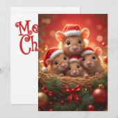 Carte de voeux de Noël (Devant / Derrière)