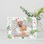 Carte de voeux de Noël (Debout devant)