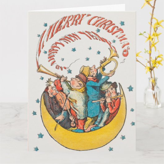 Carte de voeux de Noël (Fleur jaune)