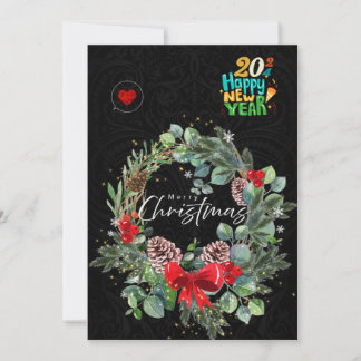 Carte de vœux de Noël