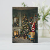 Carte de voeux de Noël (Debout devant)