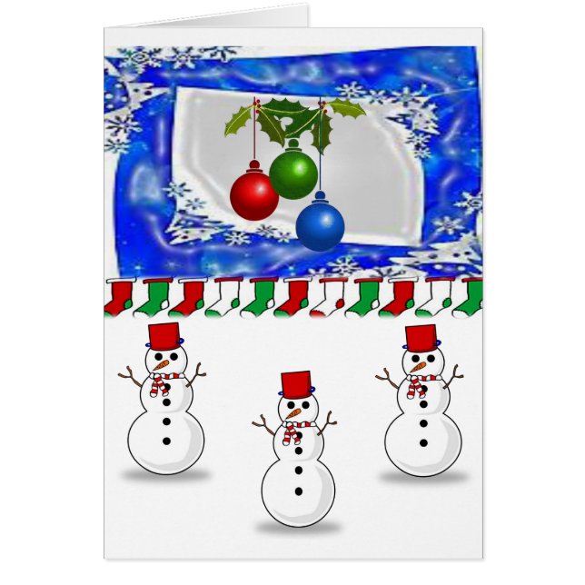 Carte de voeux de Noël (Devant)