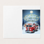 Carte de vœux de Noël (Outside Unfolded)