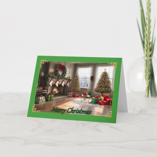 Carte de voeux de Noël (Devant)