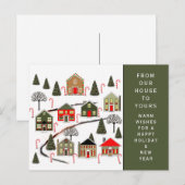 Carte de vœux de Noël (Devant / Derrière)