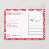 Carte de vœux de Noël (Dos)