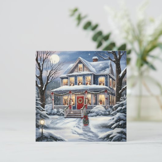 Carte de voeux de Noël (Debout devant)