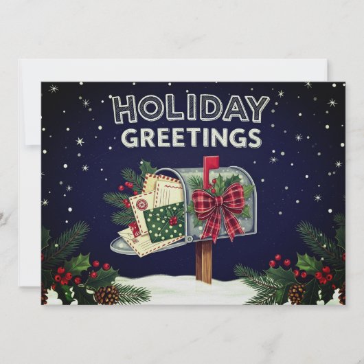 Carte de vœux de Noël (Devant)