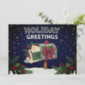 Carte de vœux de Noël (Debout devant)