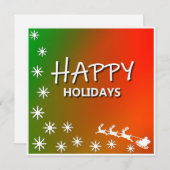 Carte de vœux de Noël (Devant / Derrière)