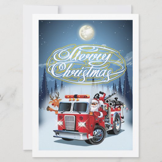 carte de voeux de Noël (Devant)