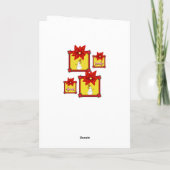 Carte de voeux de Noël (Dos)