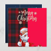 Carte de voeux de Noël (Devant / Derrière)