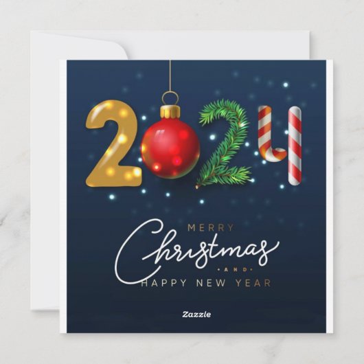 Carte de voeux de Noël (Dos)