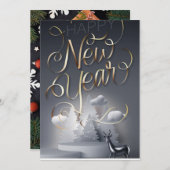 Carte de voeux de Noël (Devant / Derrière)