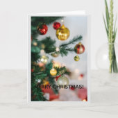 Carte de vœux de Noël (Devant)