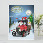 Carte de vœux de Noël (Debout devant)