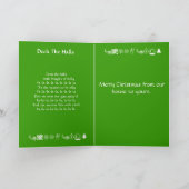 Carte de vœux de Noël (Intérieur)