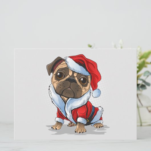 Carte de vœux de Noël (Debout devant)