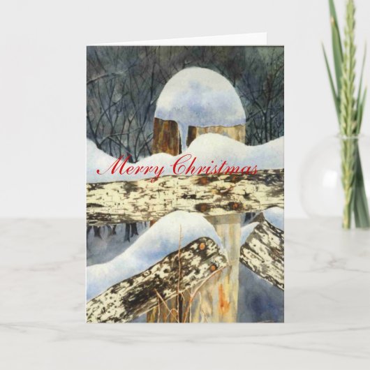 Carte de voeux de Noël (Devant)