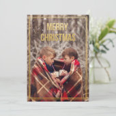 Carte de voeux de Noël (Debout devant)