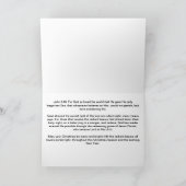 Carte de voeux de Noël (Intérieur)