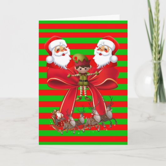 Carte de voeux de Noël (Devant)