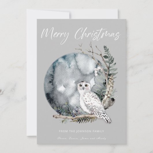 Carte de vœux de Noël (Devant)