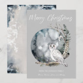 Carte de vœux de Noël (Devant / Derrière)