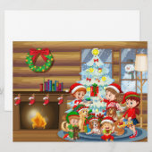 Carte de vœux de Noël (Devant / Derrière)