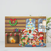 Carte de vœux de Noël (Debout devant)