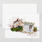 Carte de voeux de Noël (Devant / Derrière)