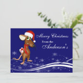 Carte de voeux de Noël (Debout devant)