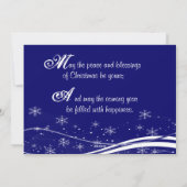 Carte de voeux de Noël (Dos)