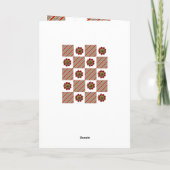 Carte de voeux de Noël (Dos)