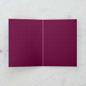 carte de voeux de noël (Intérieur)