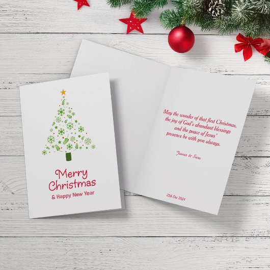 Carte de voeux de Noël.