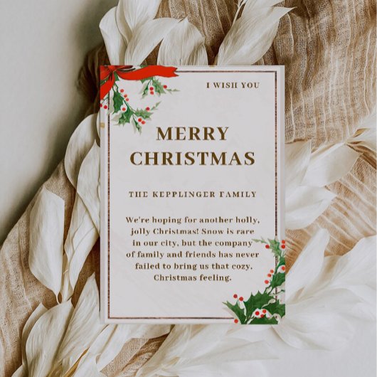 Carte de voeux de Noël