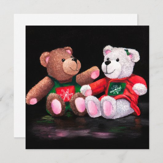 Carte de voeux de Noël (Devant / Derrière)