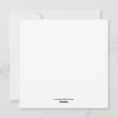 Carte de voeux de Noël (Dos)