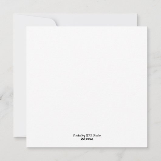 Carte de voeux de Noël (Dos)