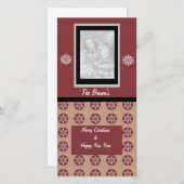 Carte de voeux de Noël (Devant / Derrière)