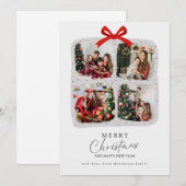 Carte de voeux de Noël (Devant / Derrière)