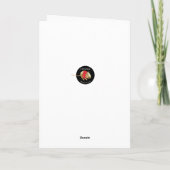 Carte de voeux de Noël (Dos)