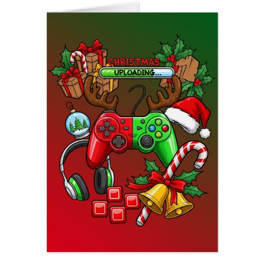 Carte de vœux de Noël (Devant)